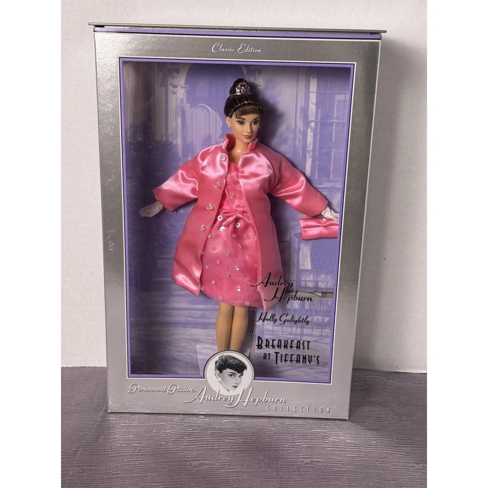 Mattel Audrey Hepburn 11in Doll Breakfast At Tiffany's Pink Princess New In Box